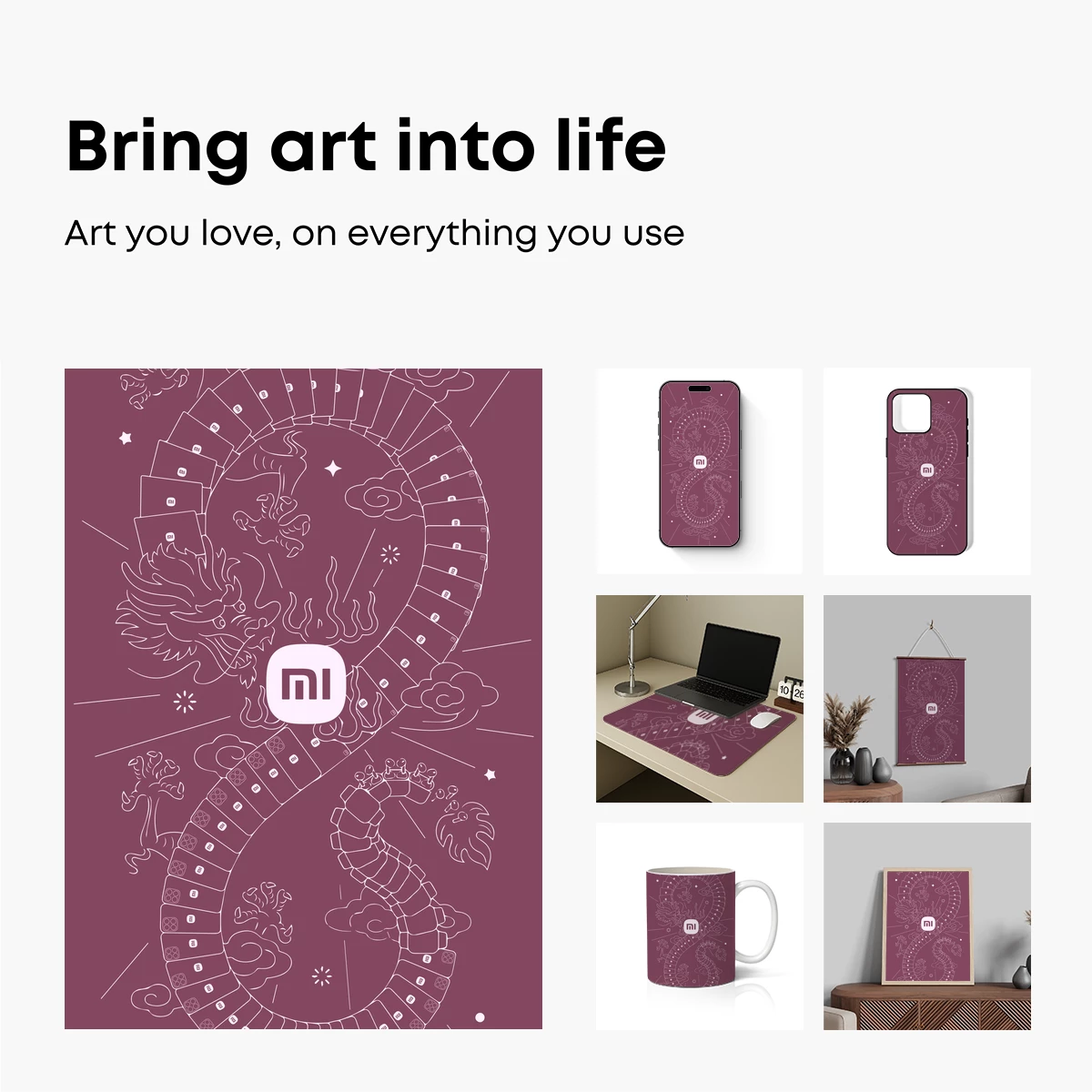 Dragon's Tech Embrace: MI Artistry - Image 2