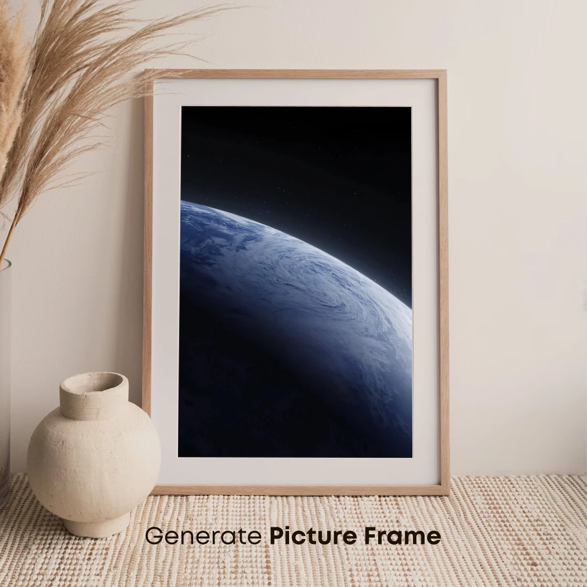 Eternal Blue Horizon: Earth's Cosmic Curve - Image 7