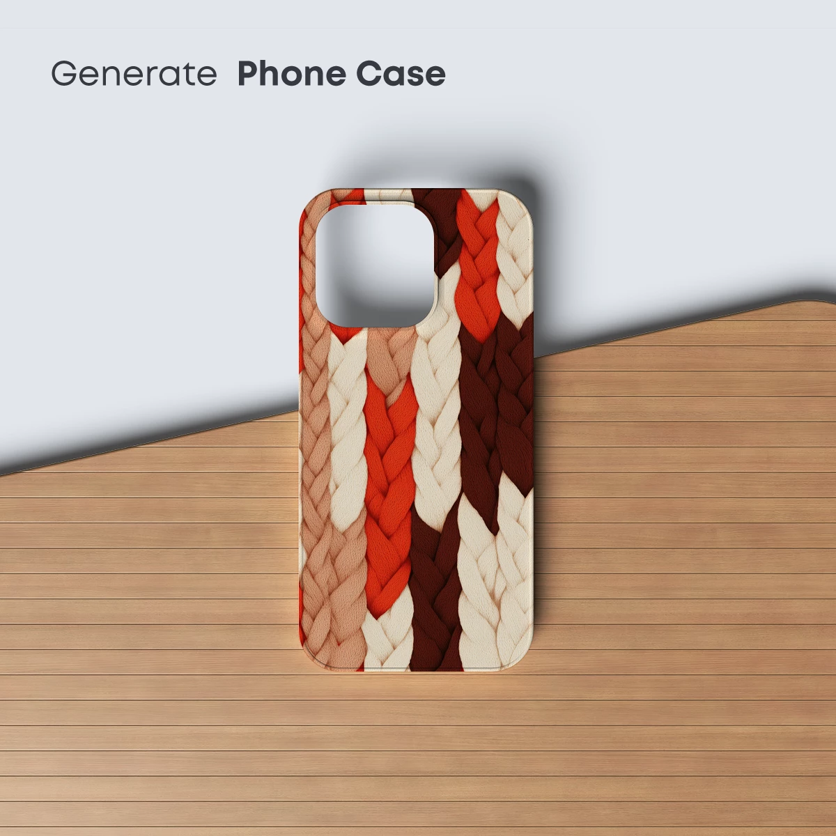 Interwoven Elegance: Braided Textures in Warm Tones - Image 3