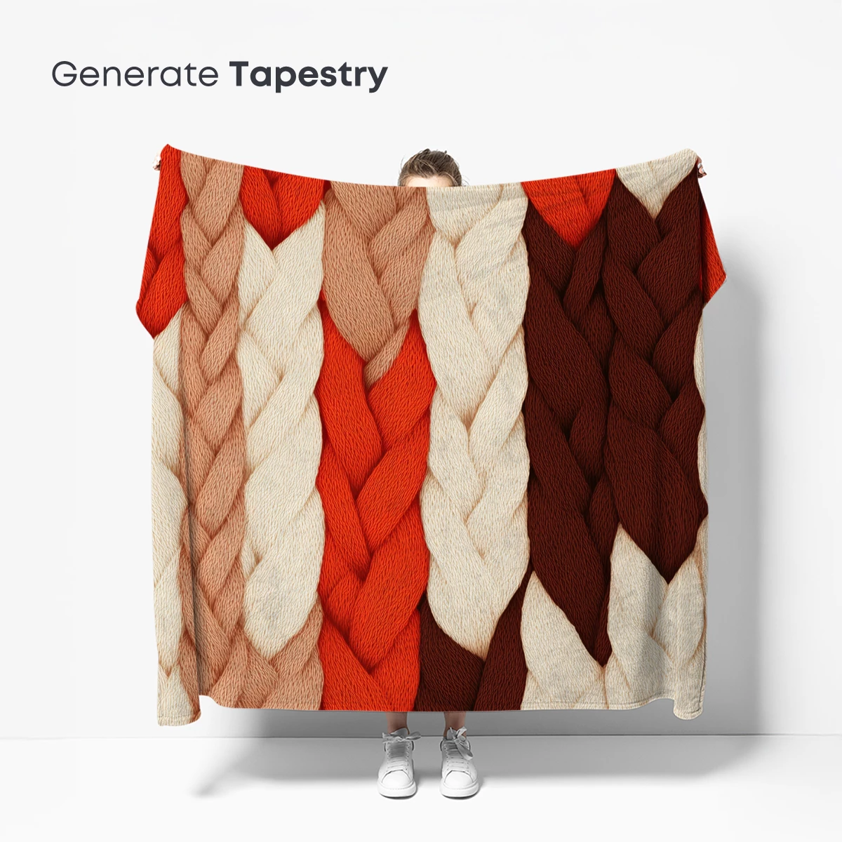 Interwoven Elegance: Braided Textures in Warm Tones - Image 5