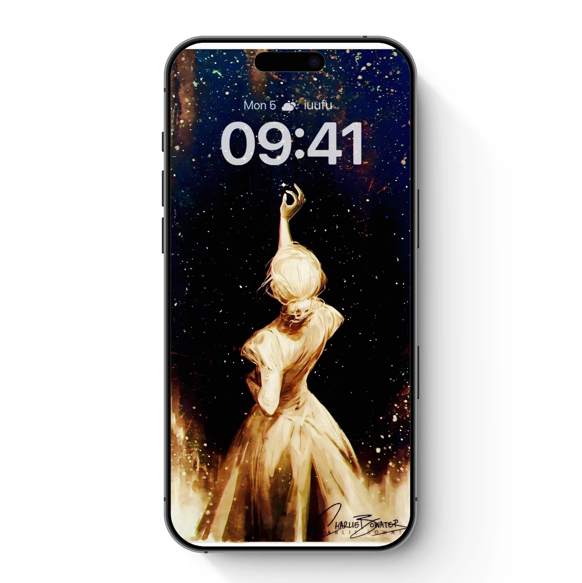 Ethereal Reach: A Starlit Ballet by Charlie Bowater