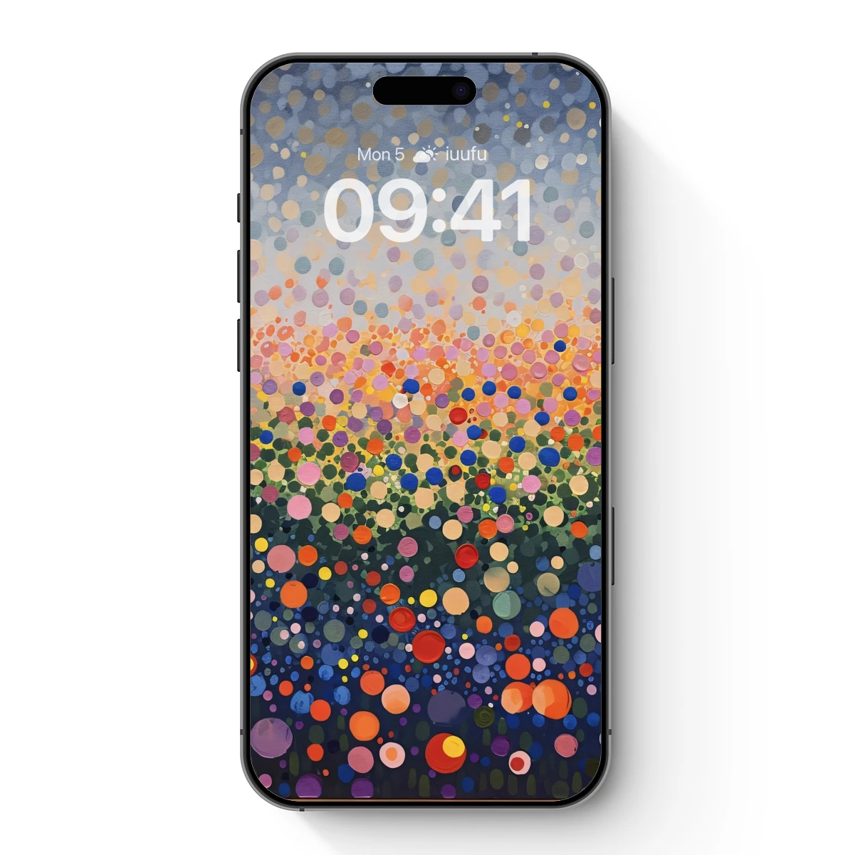 Dot Matrix Sunset: A Pointillist Horizon