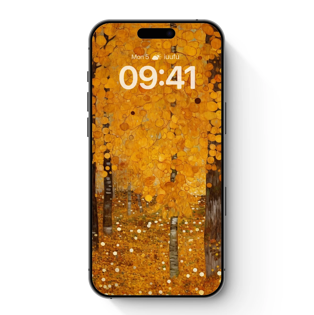 Golden Autumn Symphony: Circle Art Forest