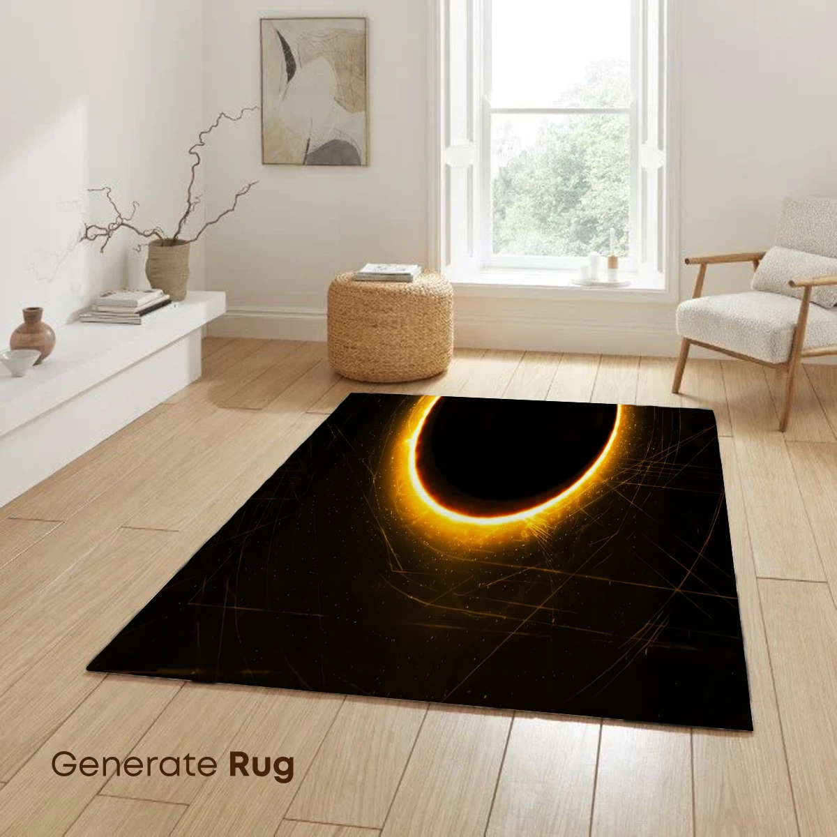 Eclipse of Eternity: Golden Cosmic Ring - Image 6