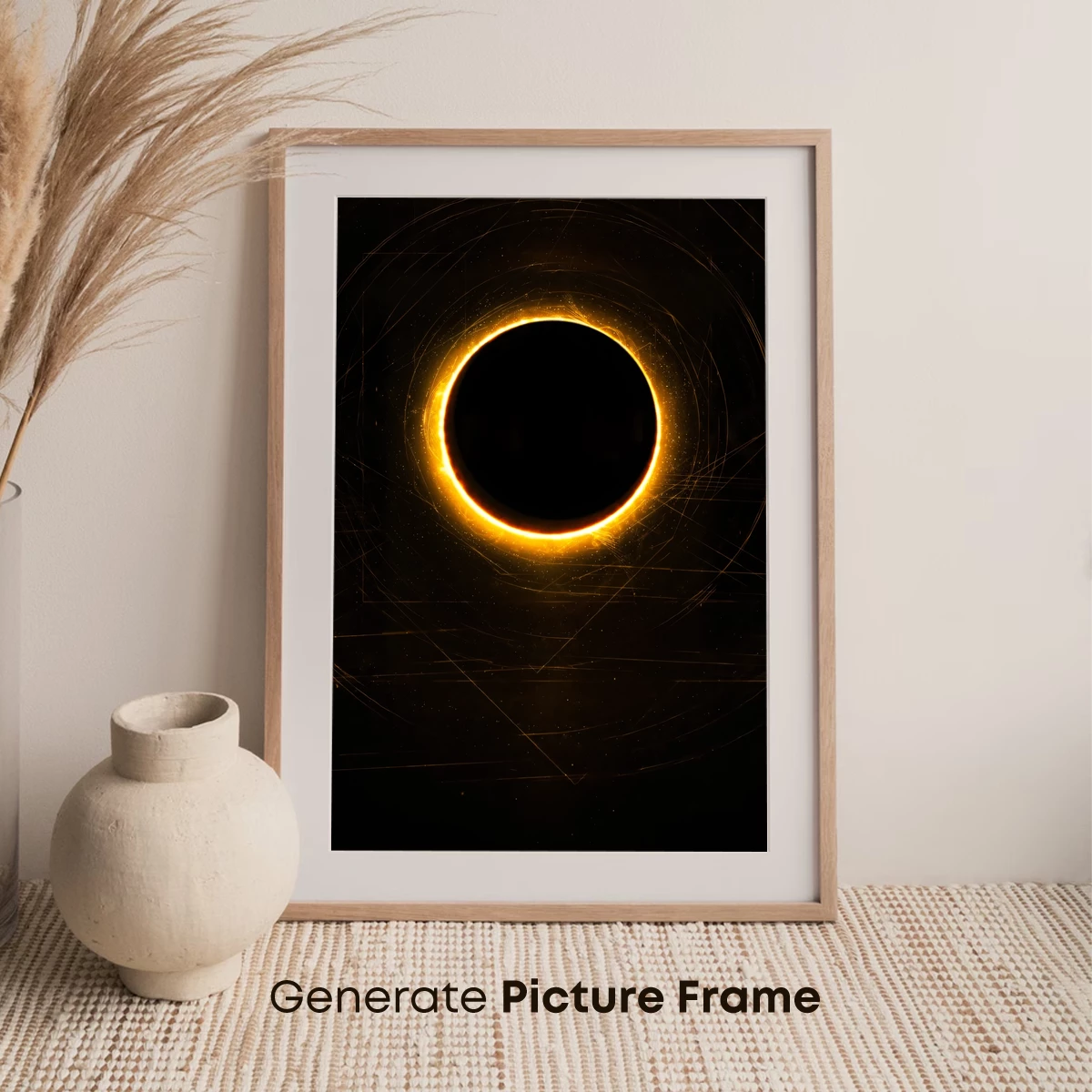 Eclipse of Eternity: Golden Cosmic Ring - Image 7