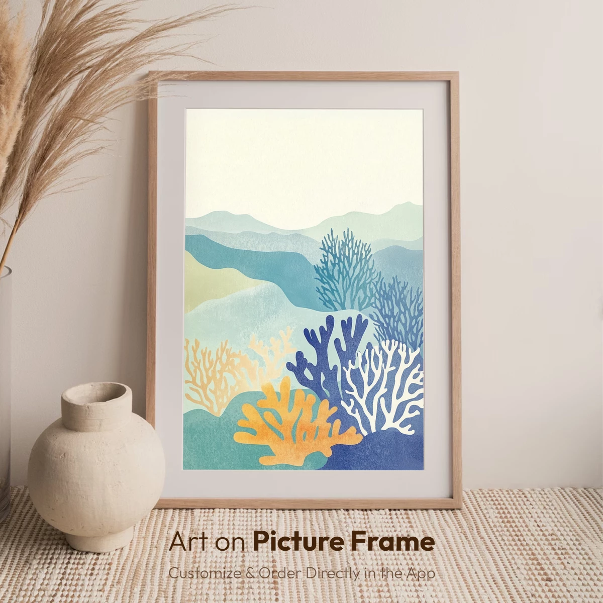 Coral Reef Symphony in Pastel Hues - Image 7