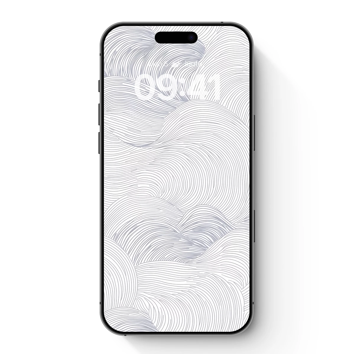 Elegant Wave Lines: Abstract Ocean Rhythms