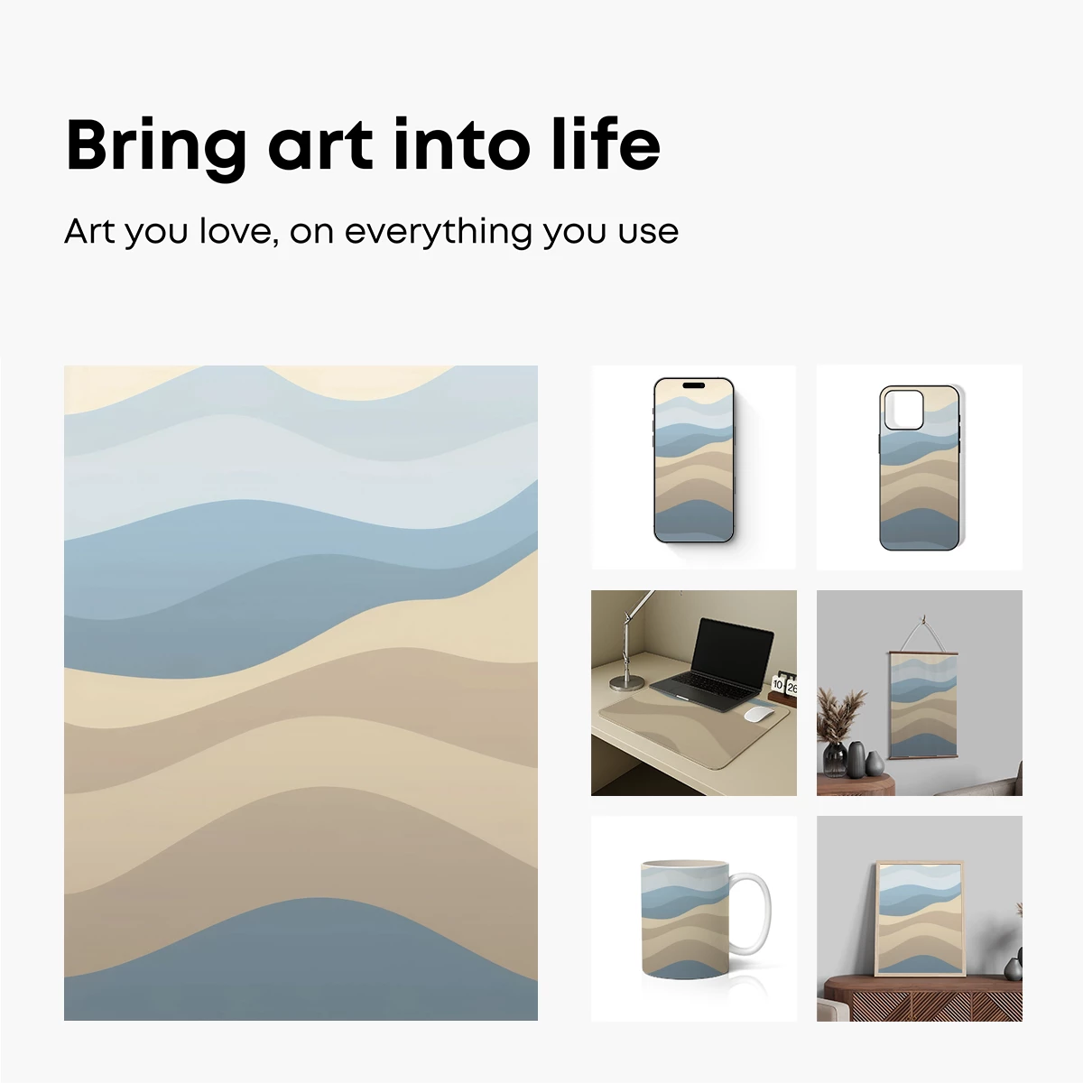 Abstract Wavy Horizon Layers - Image 2