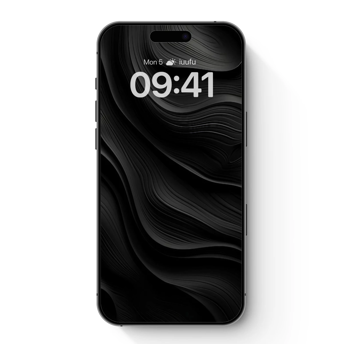 Ethereal Black Waves: A Digital Abyss