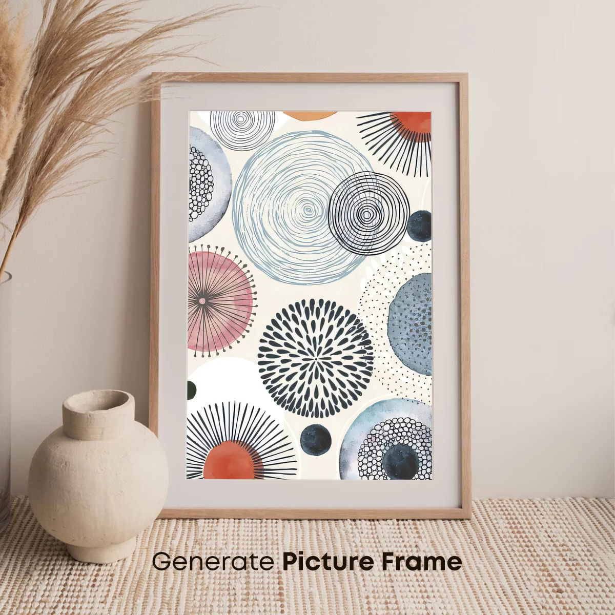 Abstract Circles: Modern Geometric Harmony - Image 7