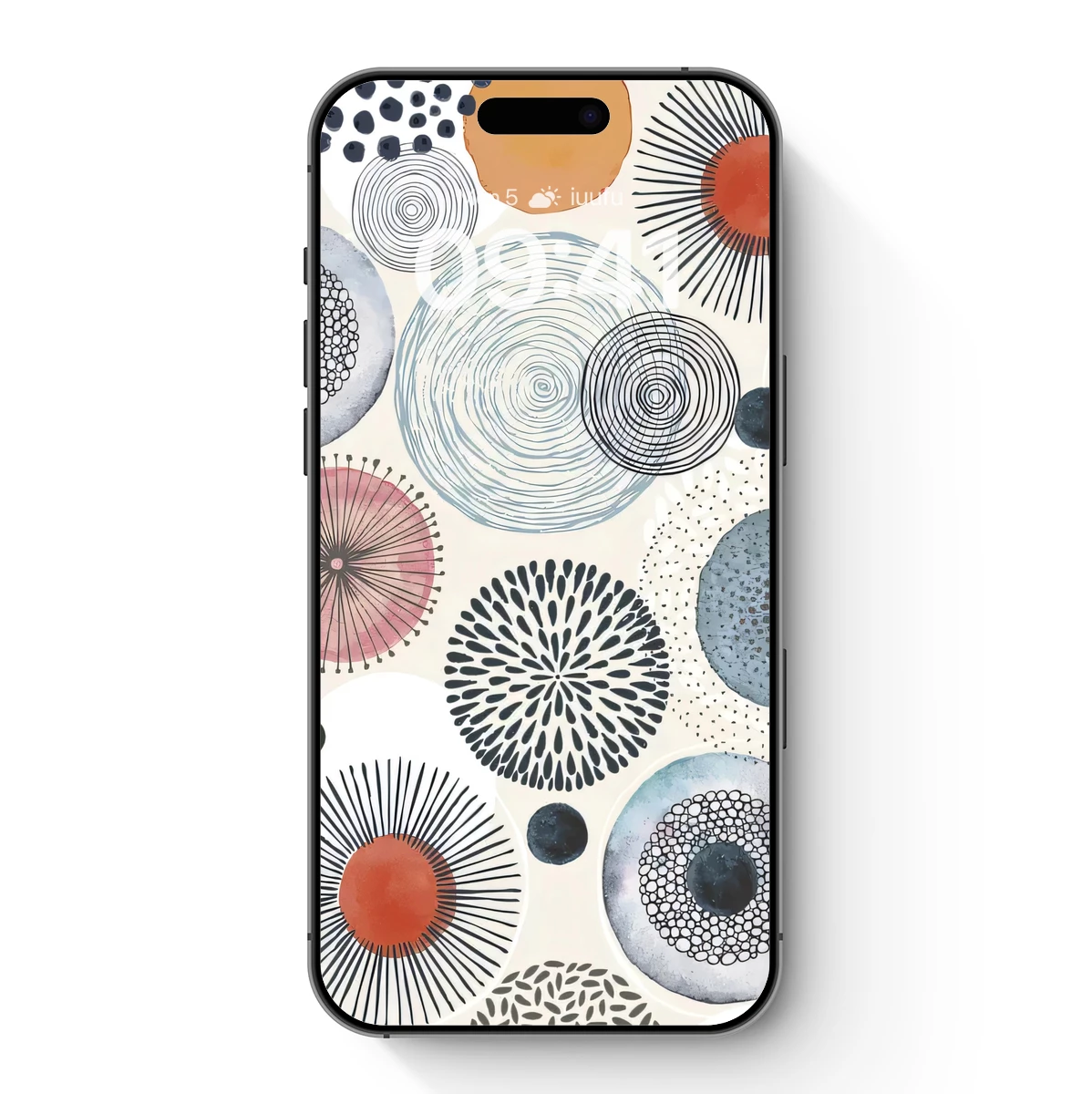 Abstract Circles: Modern Geometric Harmony