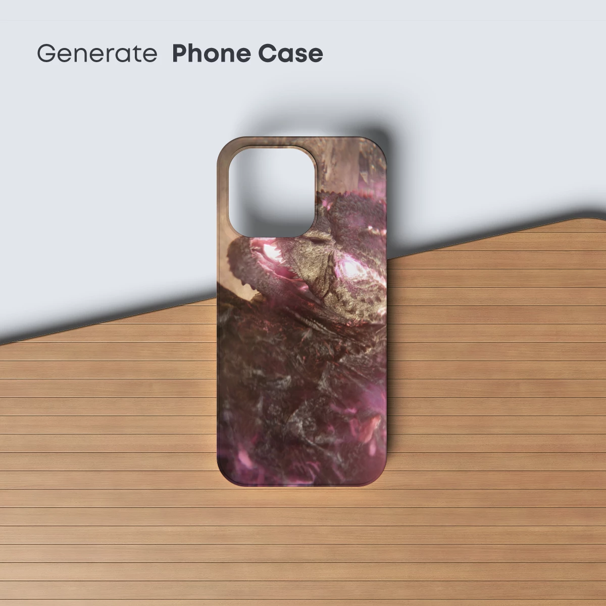 Ferocious Dragon's Roar: Mythic Beast in Crimson Light - Image 3