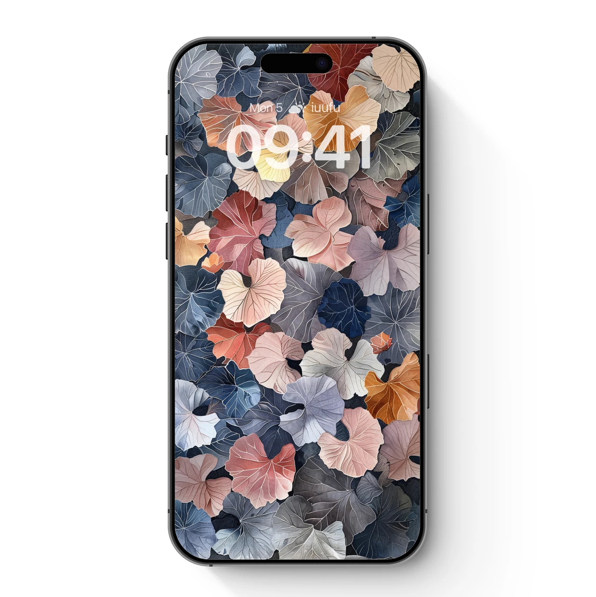 Autumnal Leaf Symphony: A Textured Palette