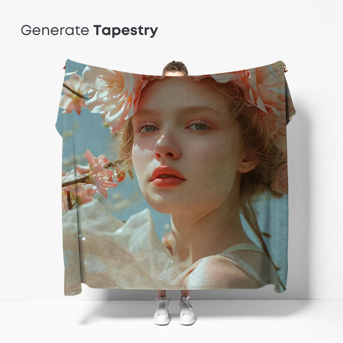 Blossom Crown: Ethereal Beauty in Pastel Harmony - Image 5