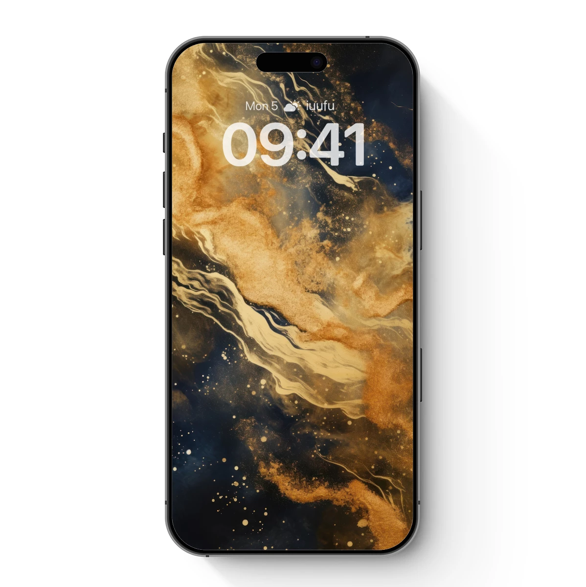 Cosmic Gold Swirls: A Celestial Dance of Stardust