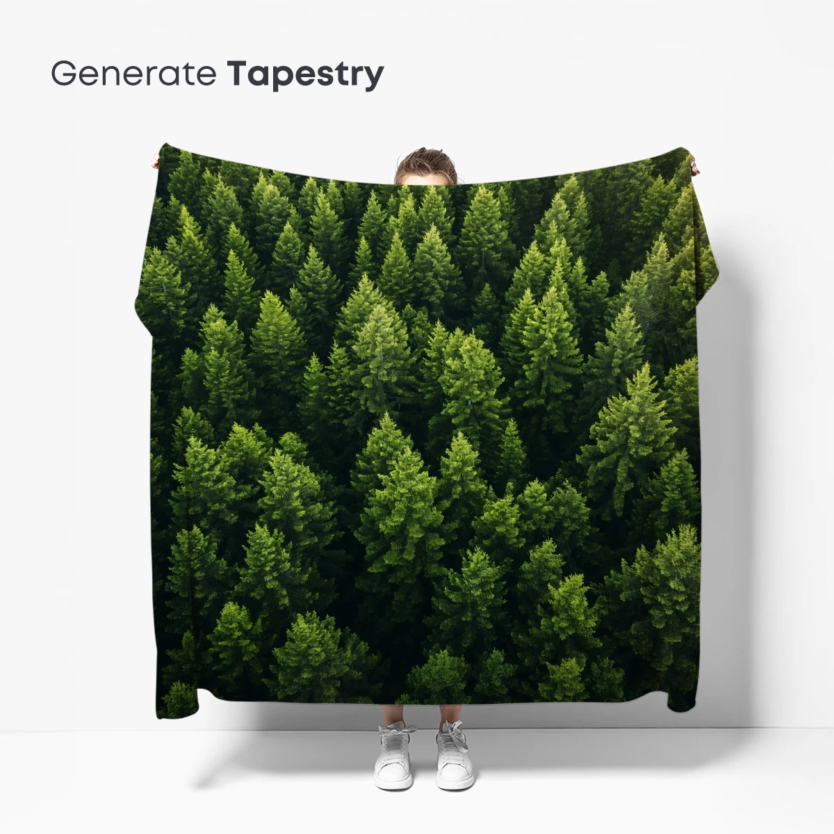 Aerial Forest Canopy: Lush Green Serenity - Image 5