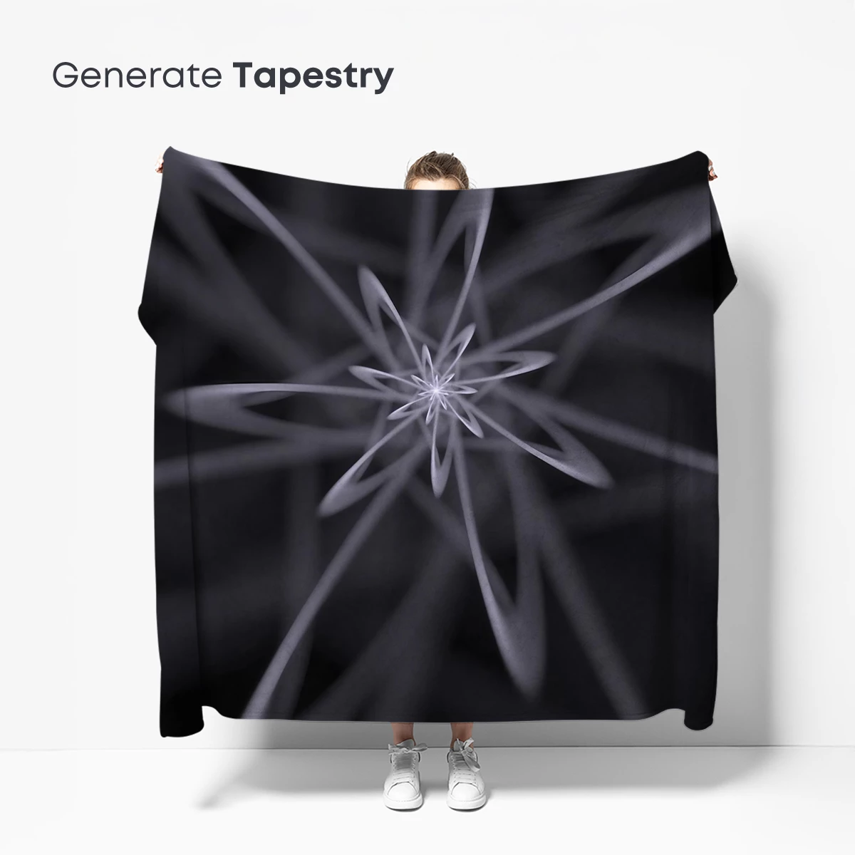 Monochrome Starburst: Radiant Symmetry in Shadows - Image 5