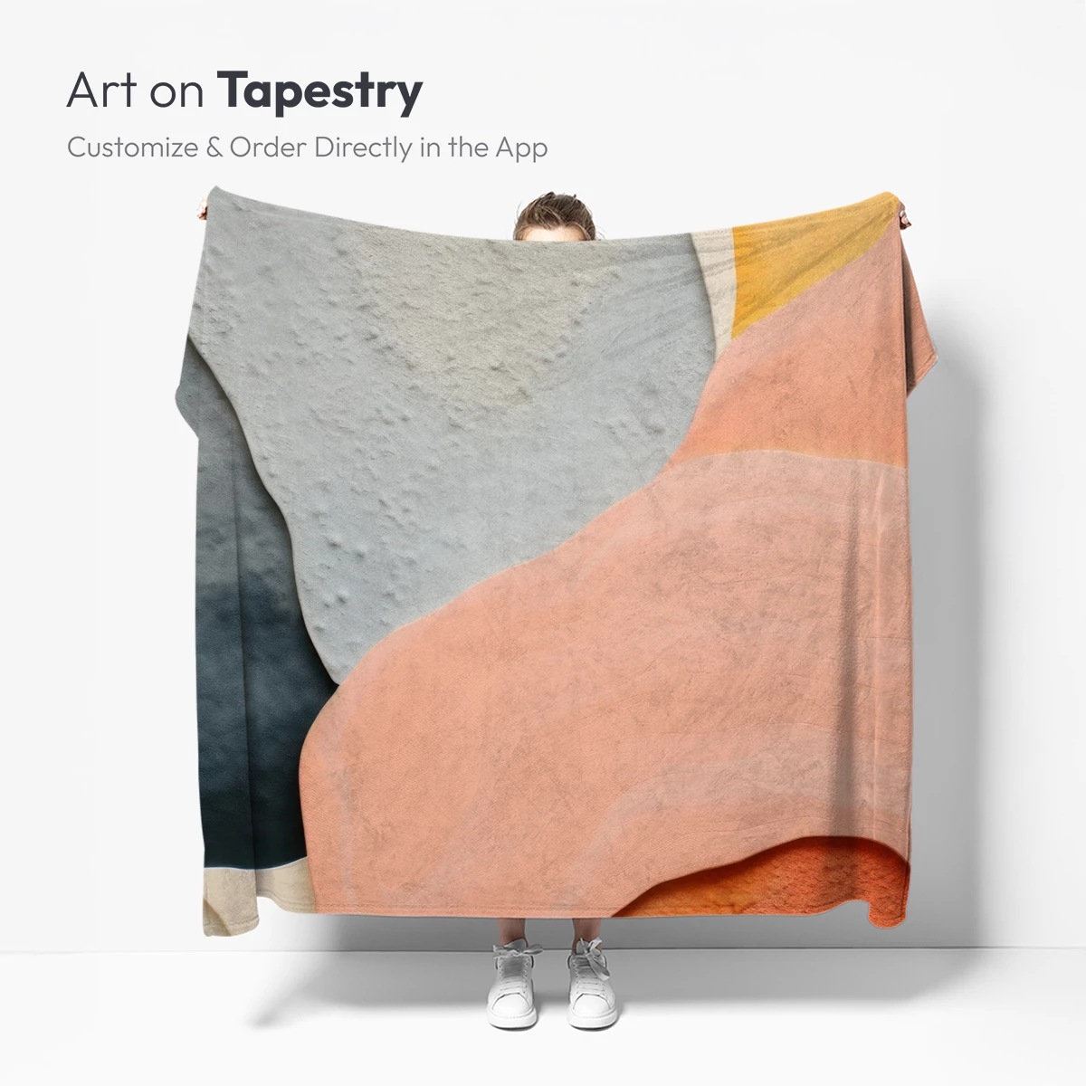 Abstract Terrains: Fusion of Pastel and Earth Tones - Image 5