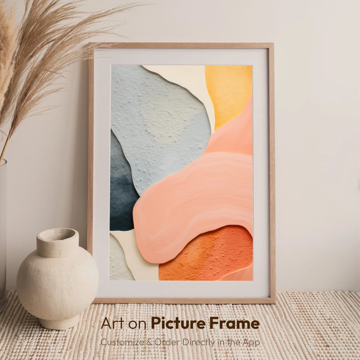 Abstract Terrains: Fusion of Pastel and Earth Tones - Image 7