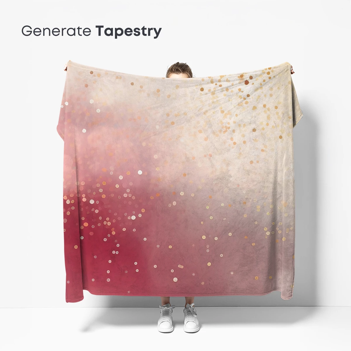 Bokeh Bliss: Ethereal Pink and Gold Glow - Image 5