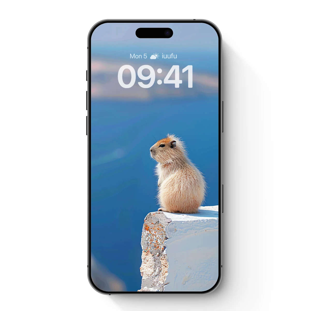 Contemplative Critter by the Azure Sea