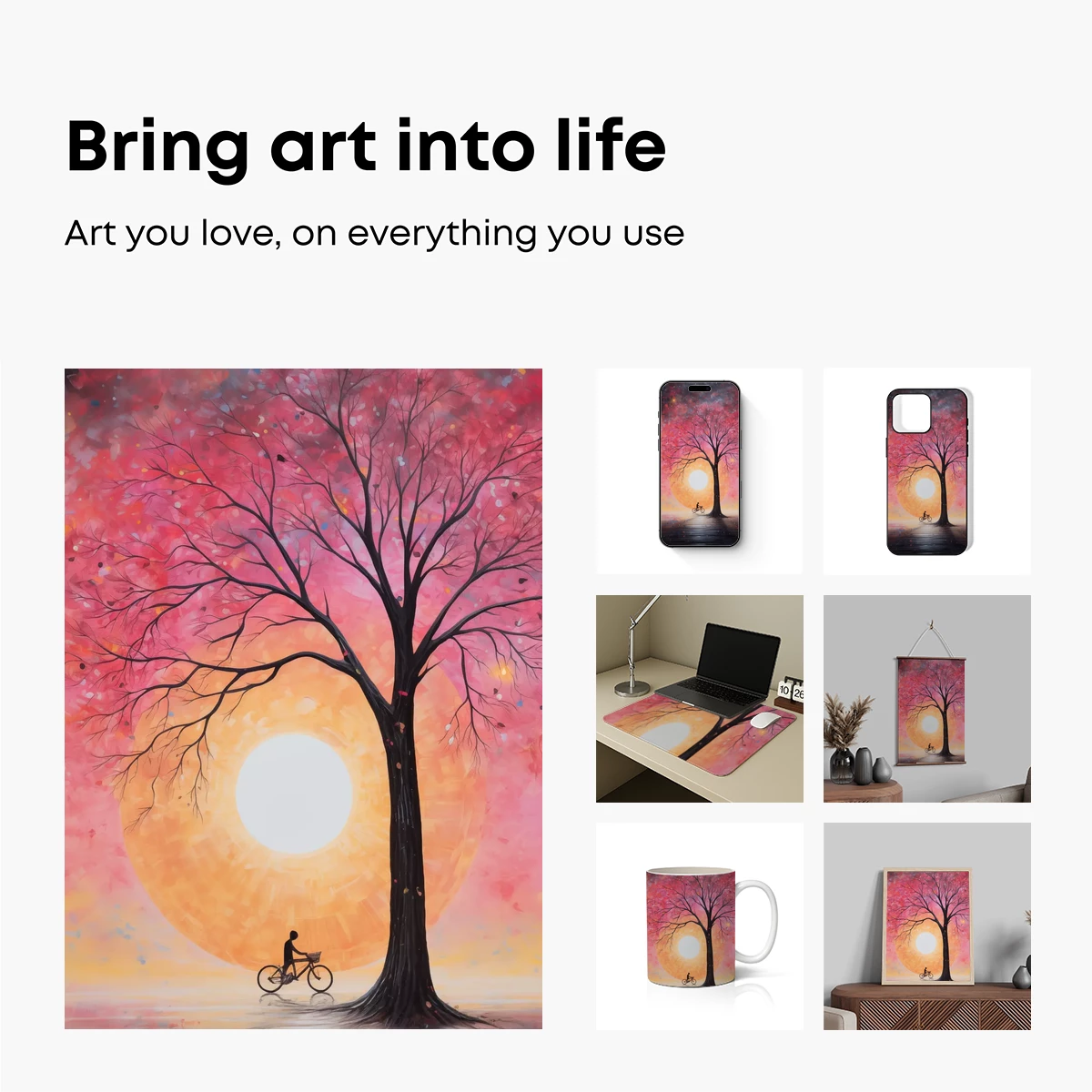 Eternal Cycle: Tree of Life and Celestial Ring - Image 2