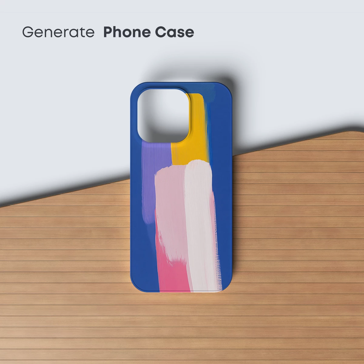 Abstract Brushstroke Symphony in Blue - Image 3