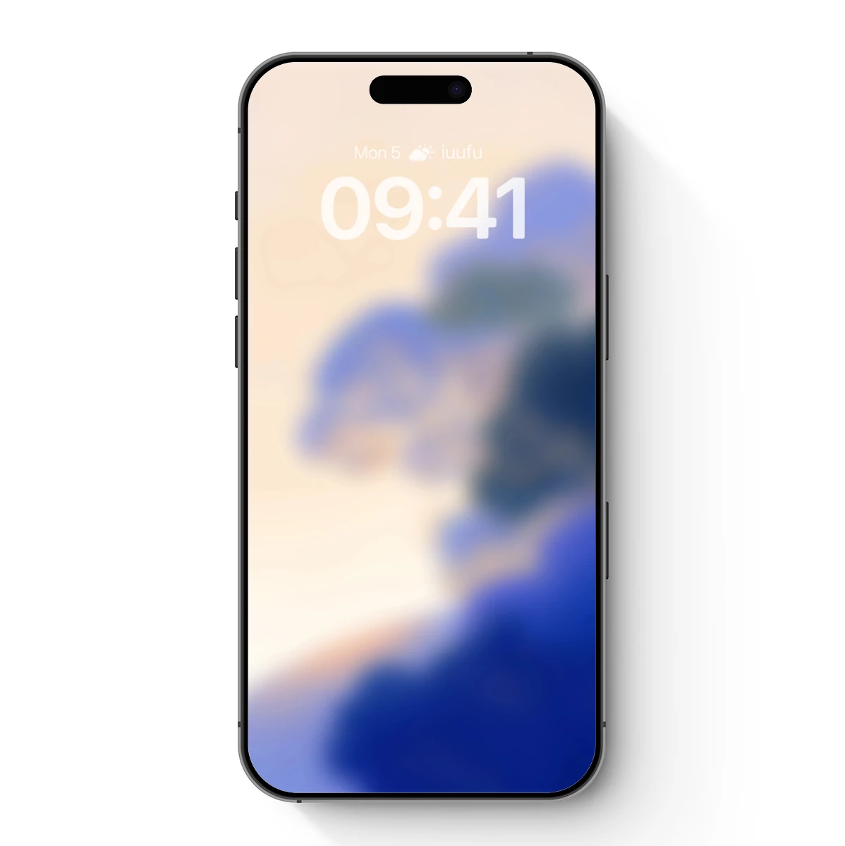 Blurred Serenity: A Study in Blue Hues