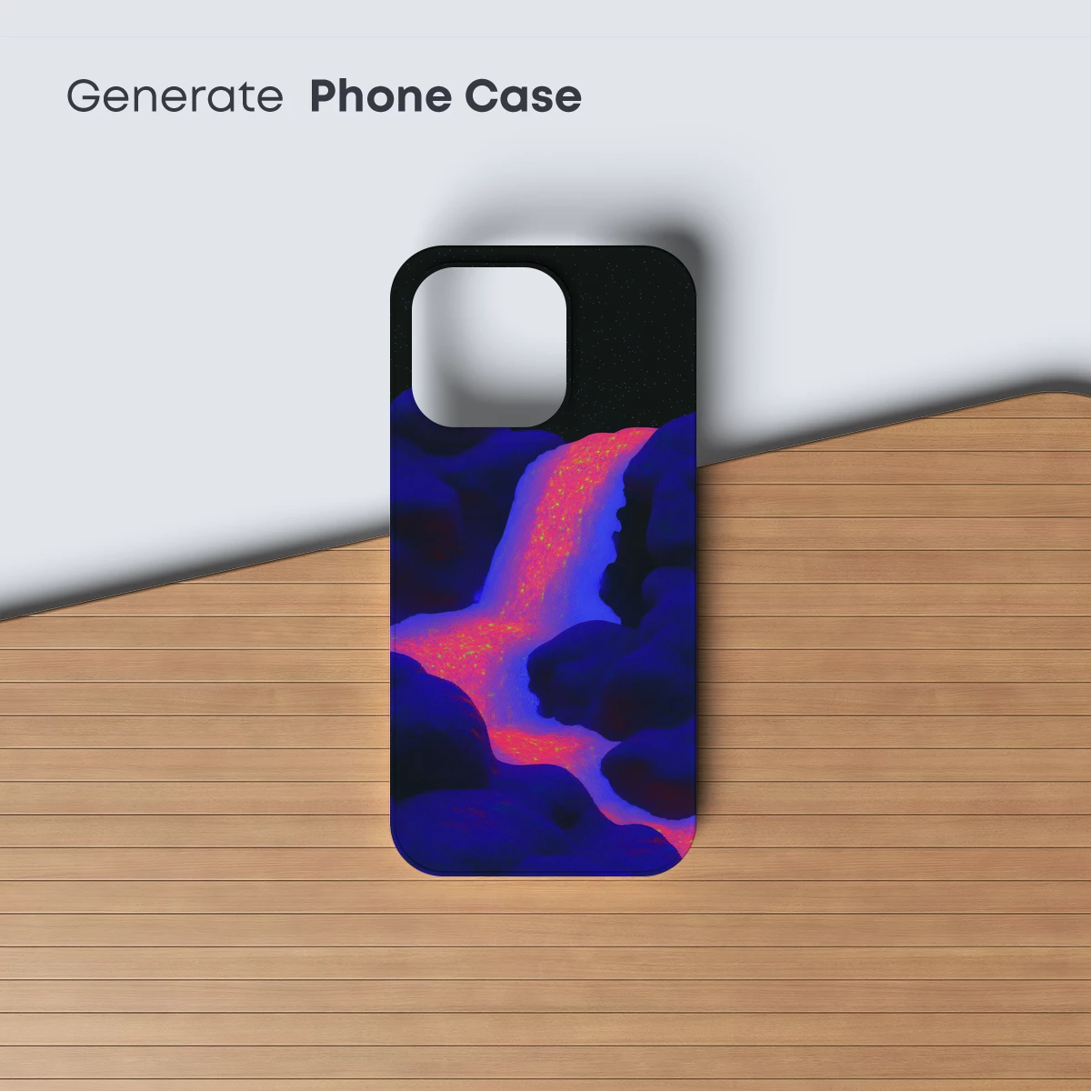 Cosmic Lava Flow: Neon Dreamscape - Image 3