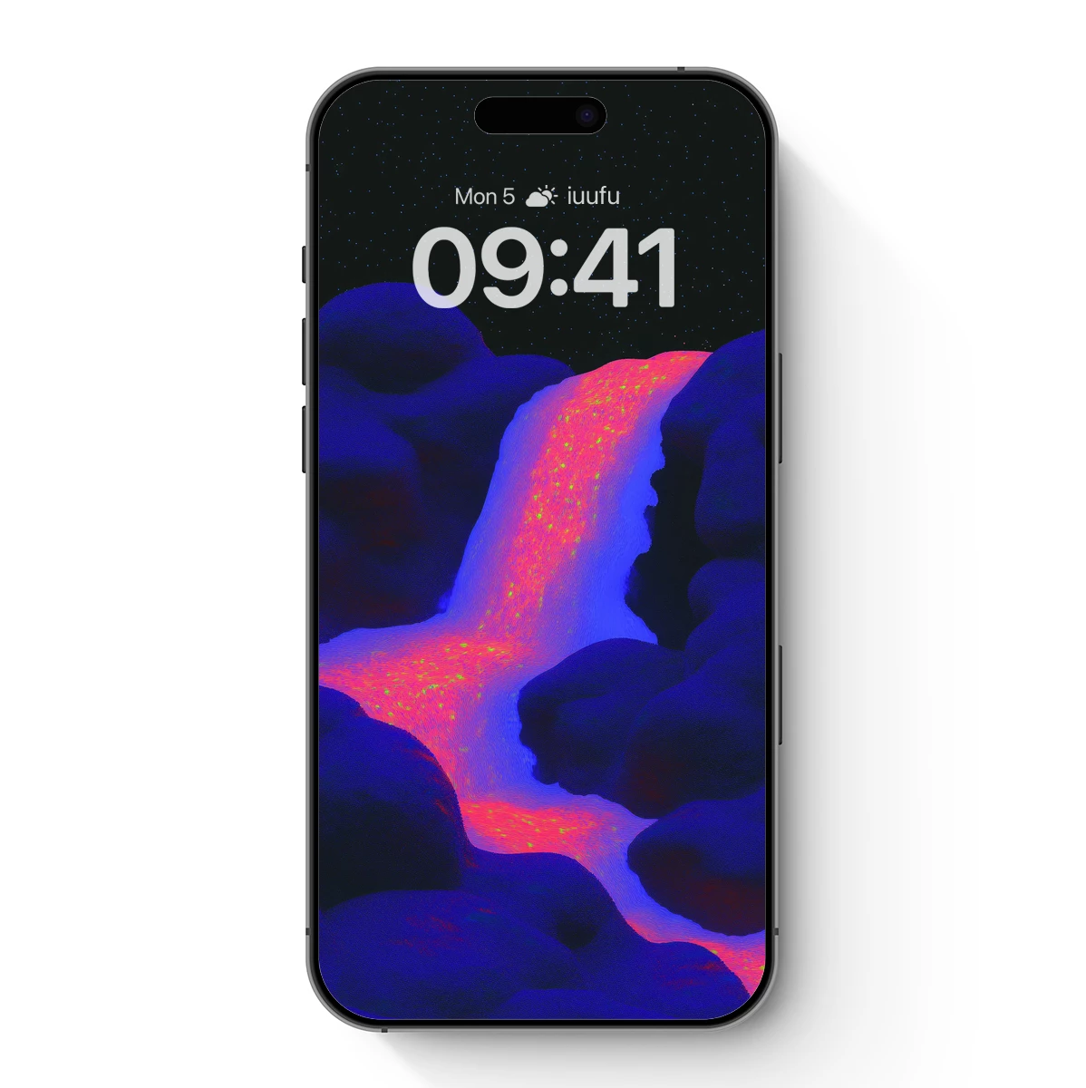 Cosmic Lava Flow: Neon Dreamscape