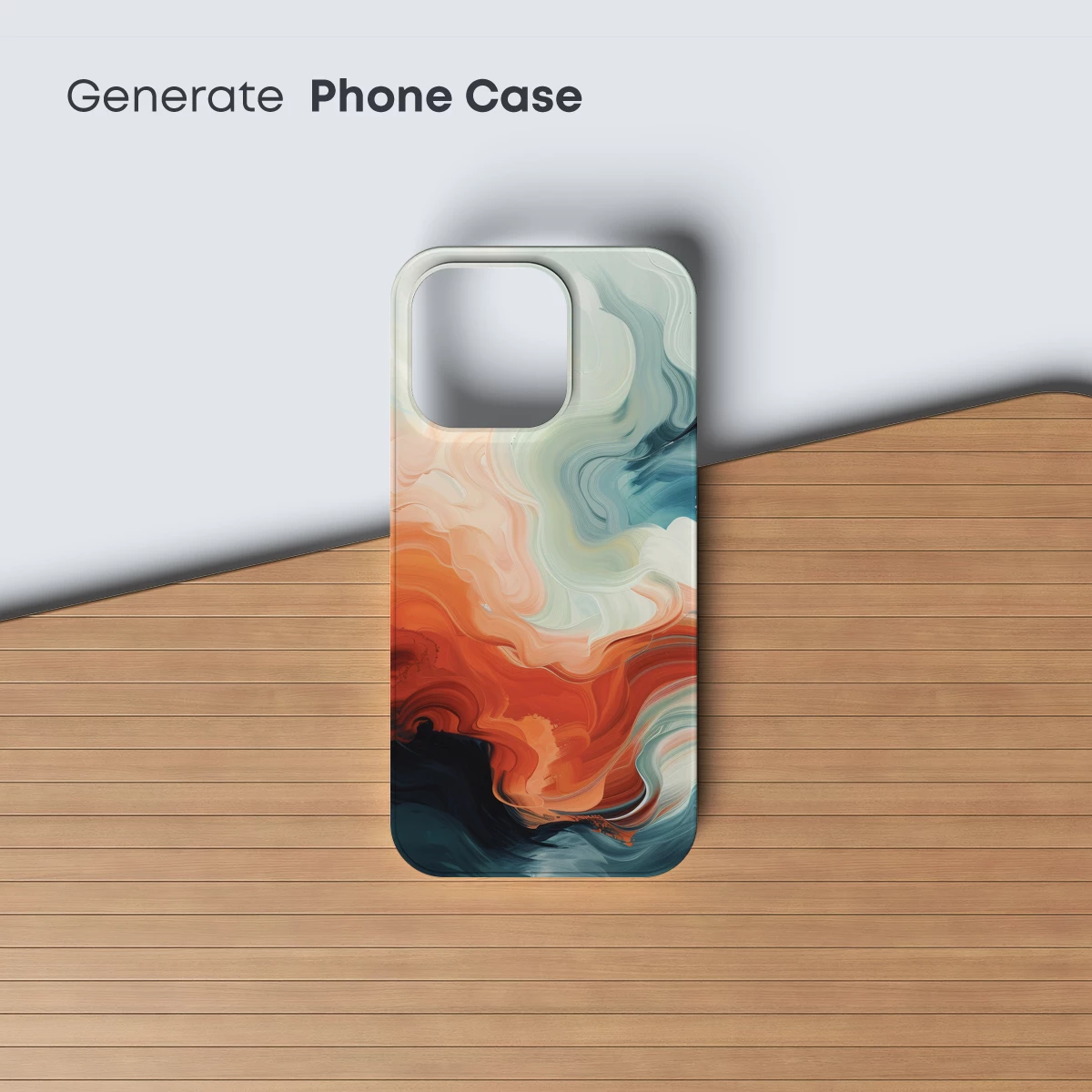 Abstract Fusion: Swirling Tides of Color - Image 3