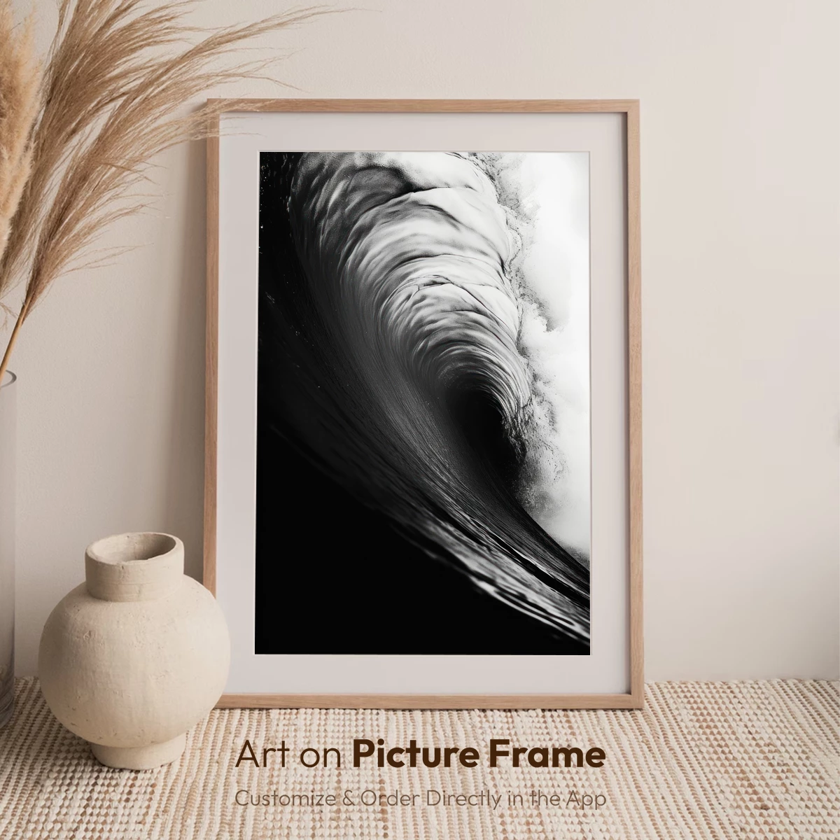 Monochrome Wave Symphony - Image 6