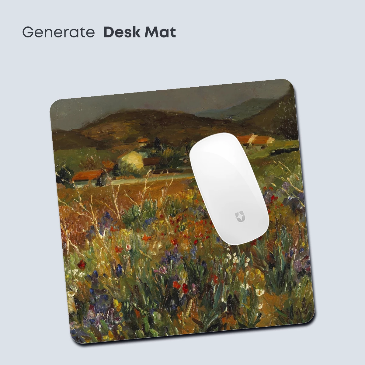 Blooming Fields Under Golden Hills - Image 4