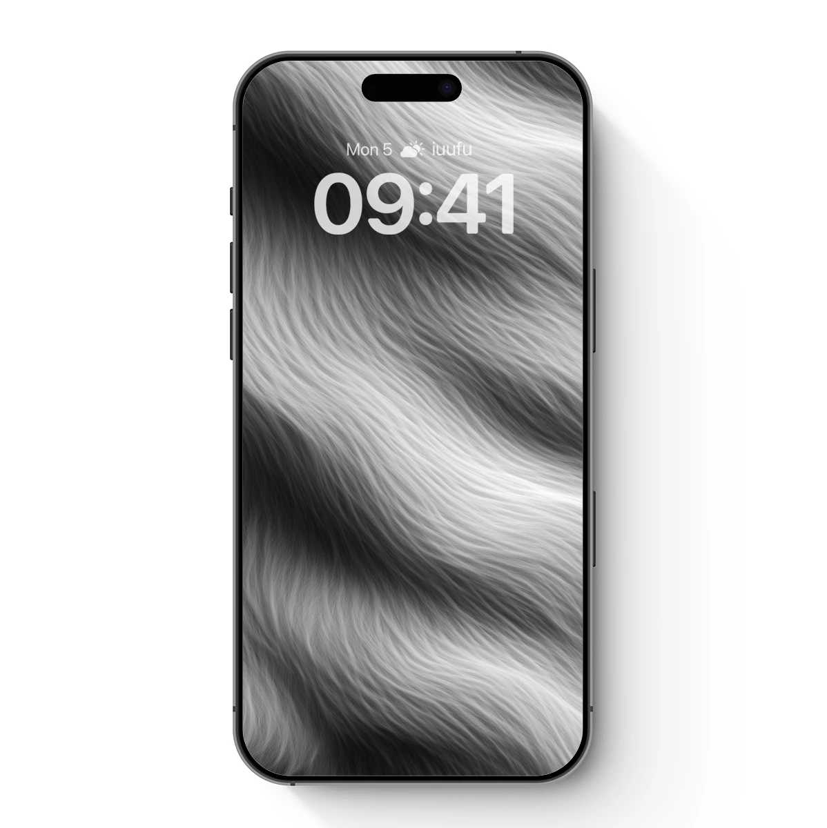 Ethereal Silk Waves: Monochrome Flow