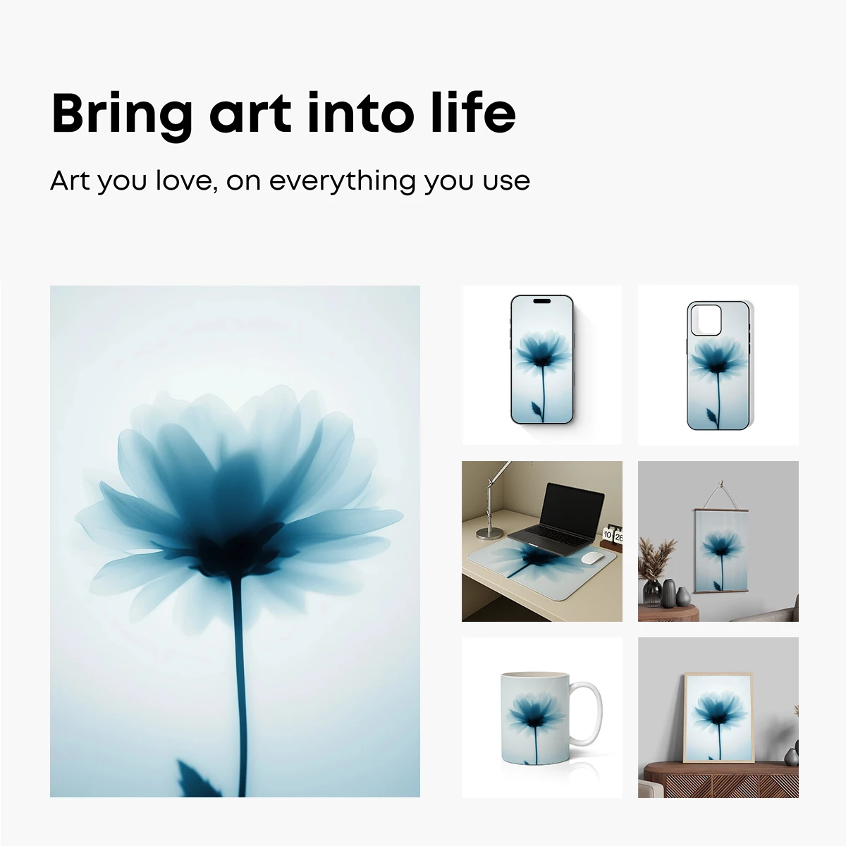 Ethereal Bloom: X-Ray Vision of a Flower - Image 2