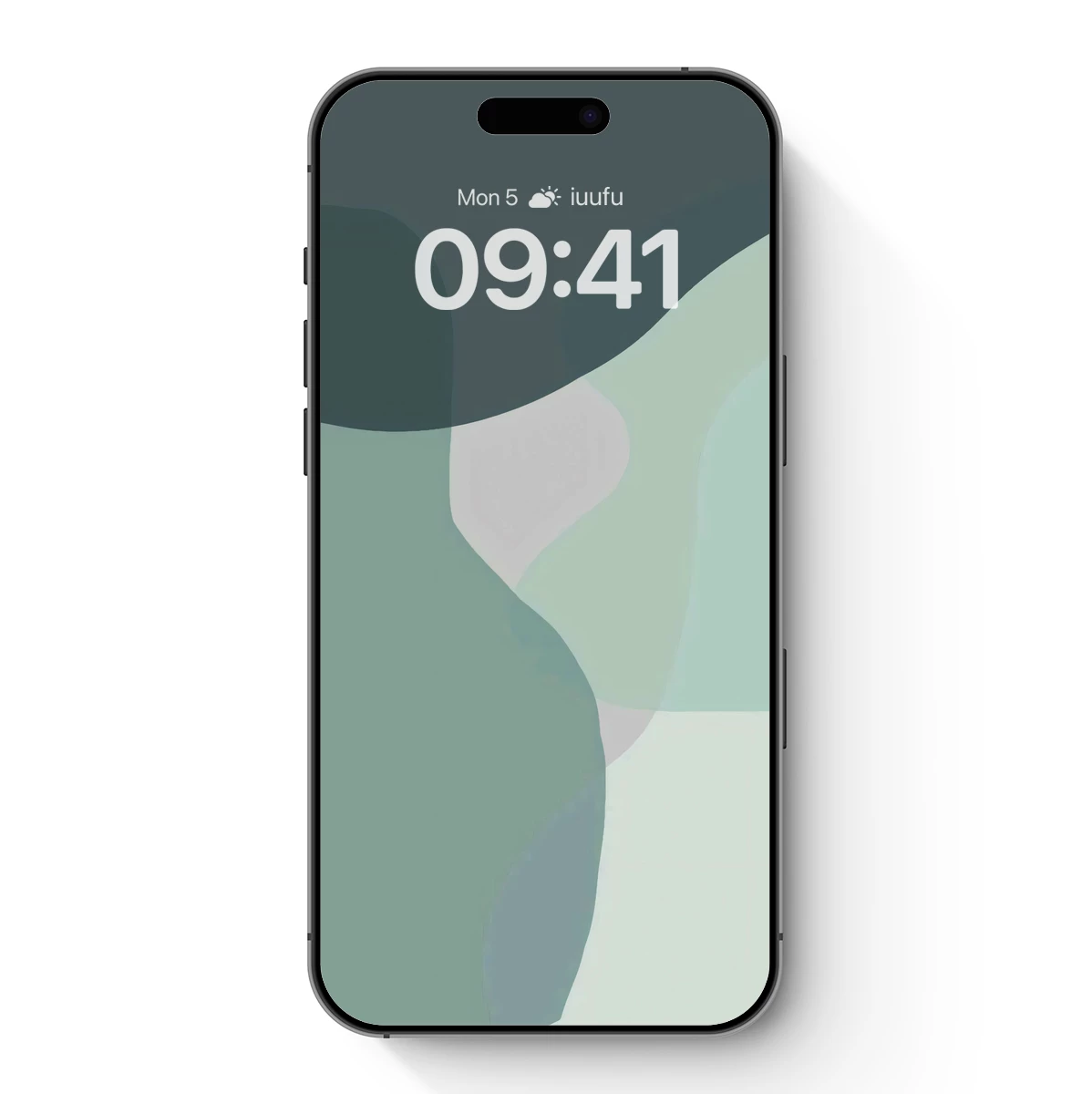 Abstract Flow: Teal and Gray Harmony