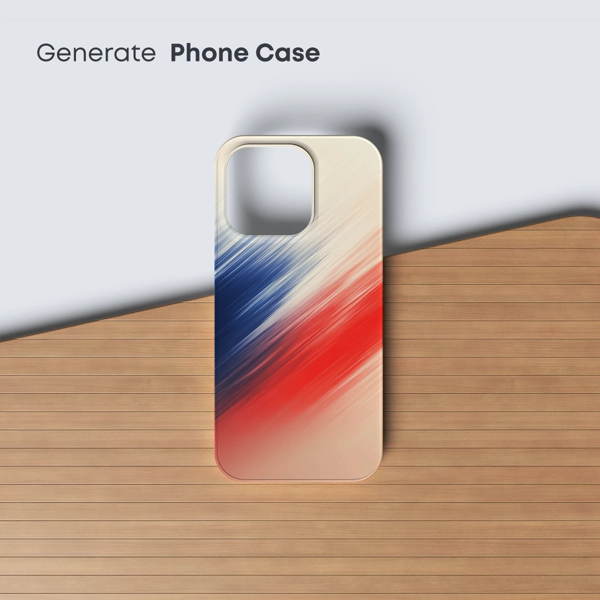 Diagonal Velocity: Red, White, and Blue Blur - Image 3