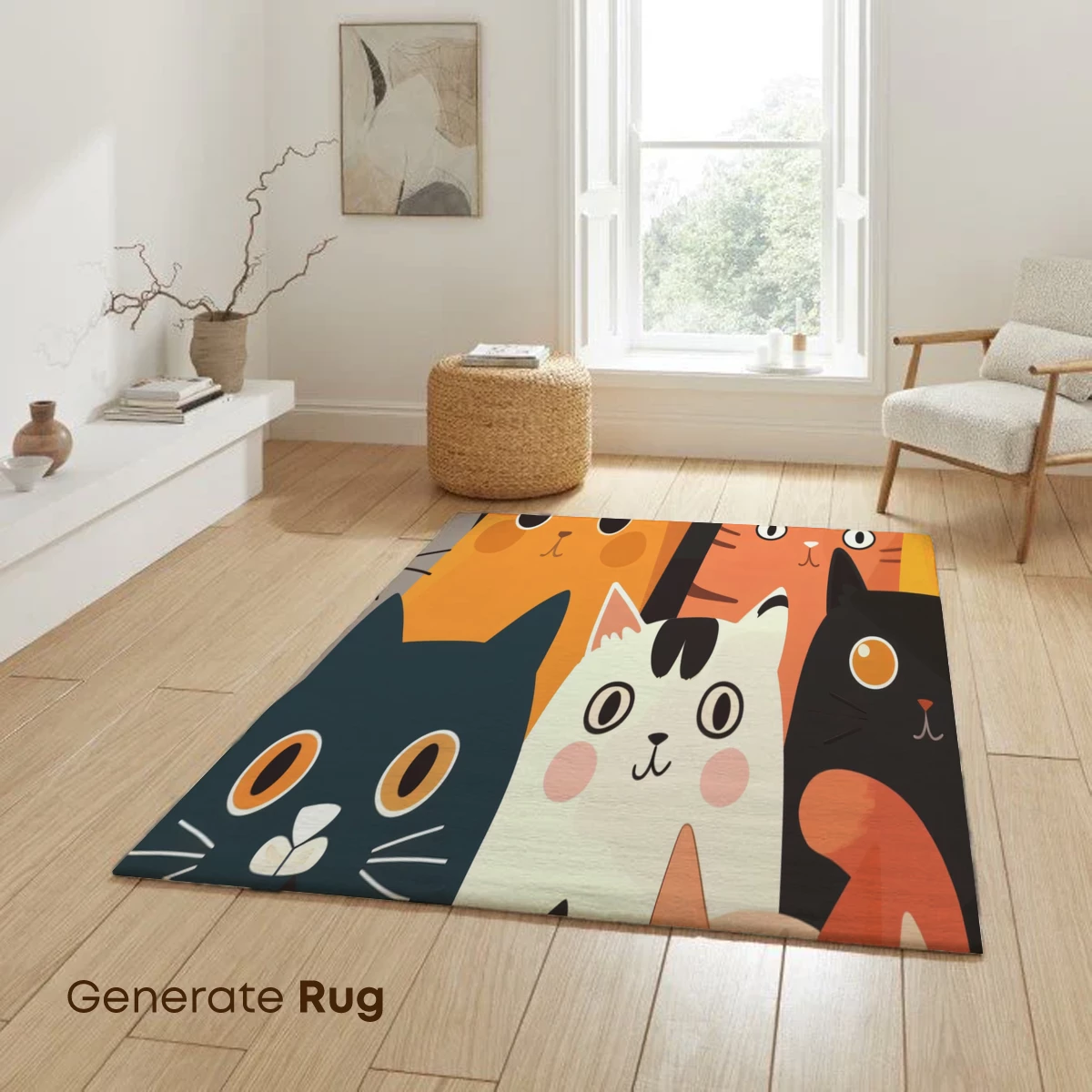Cuddly Cat Crew: Whimsical Feline Gathering - Image 6