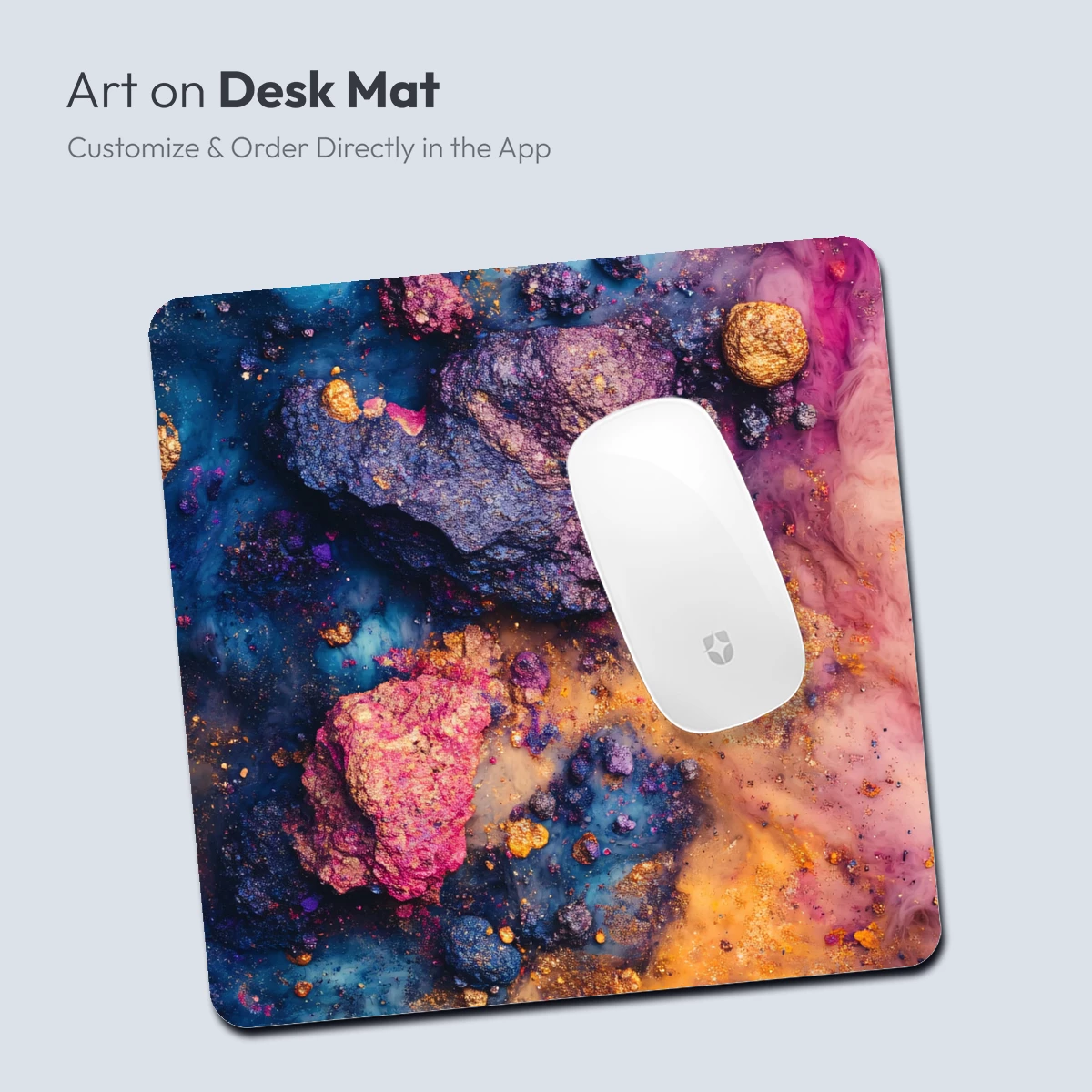 Cosmic Dust Symphony: Abstract Color Fusion - Image 4