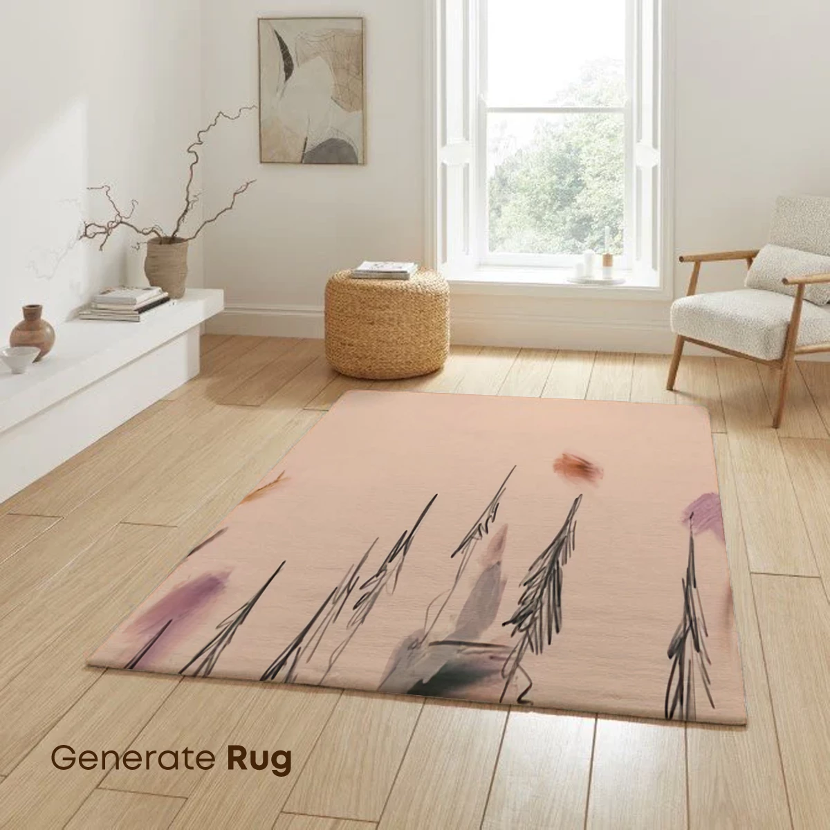 Abstract Floral Whisper: Pastel Dreamscape - Image 6