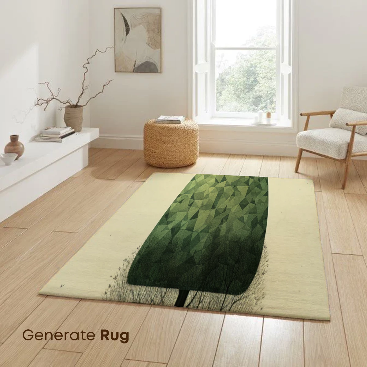 Geometric Tree Odyssey: A Surreal Landscape - Image 6