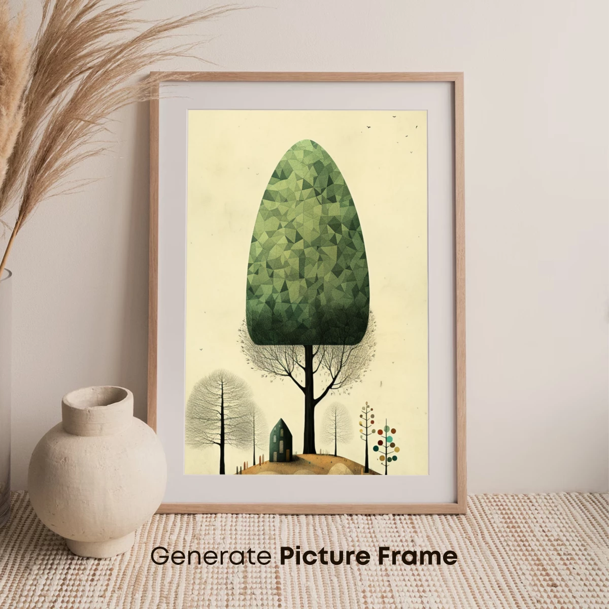 Geometric Tree Odyssey: A Surreal Landscape - Image 7