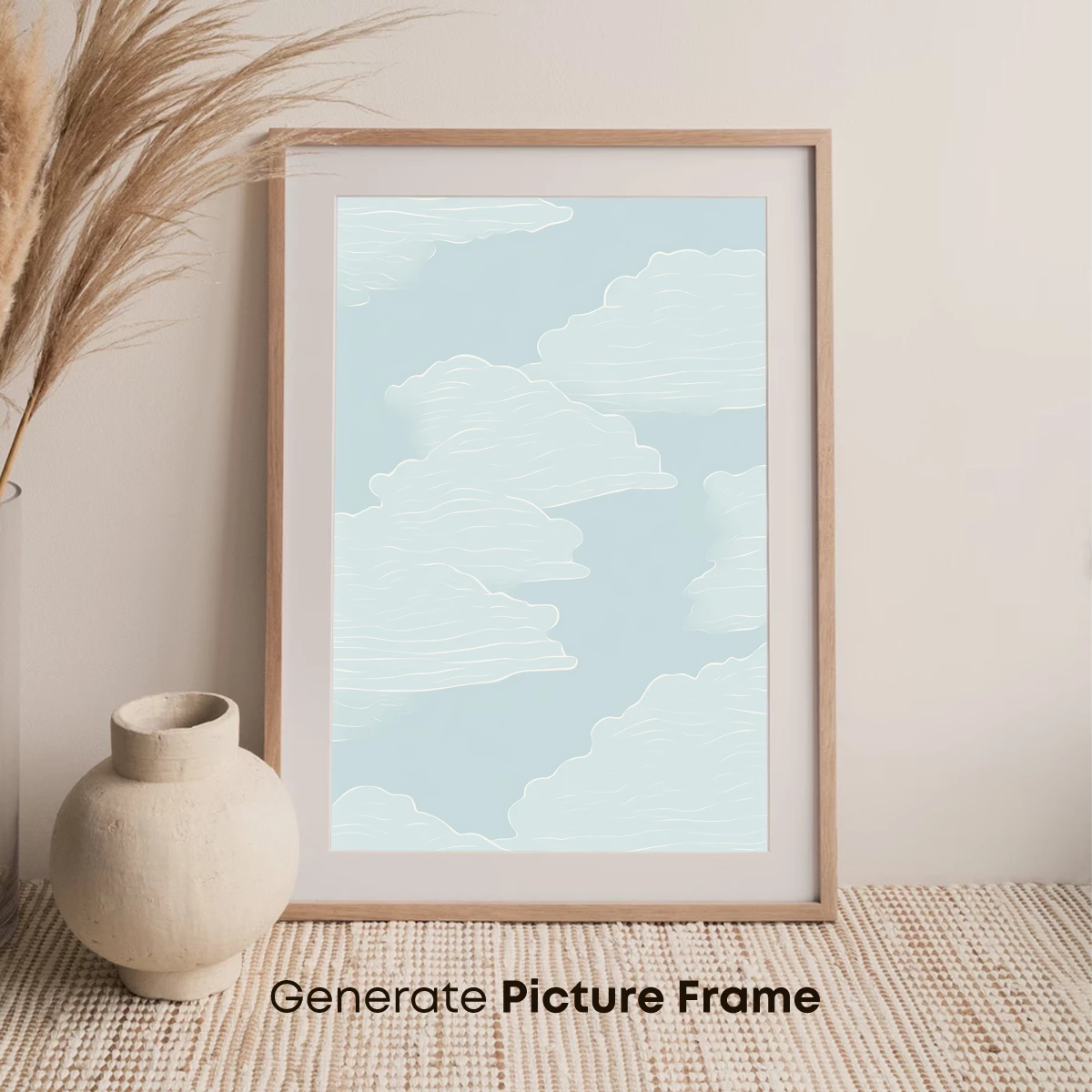 Ethereal Cloud Whispers: Minimalist Sky Art - Image 7