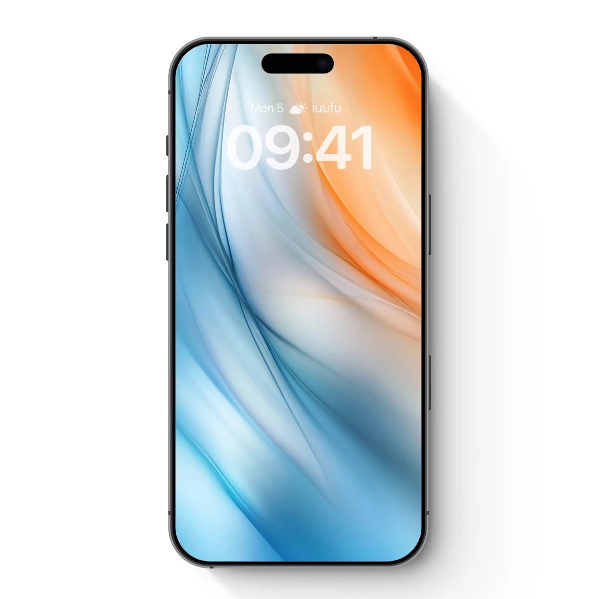 Ethereal Silk Symphony: Blue and Orange Flow