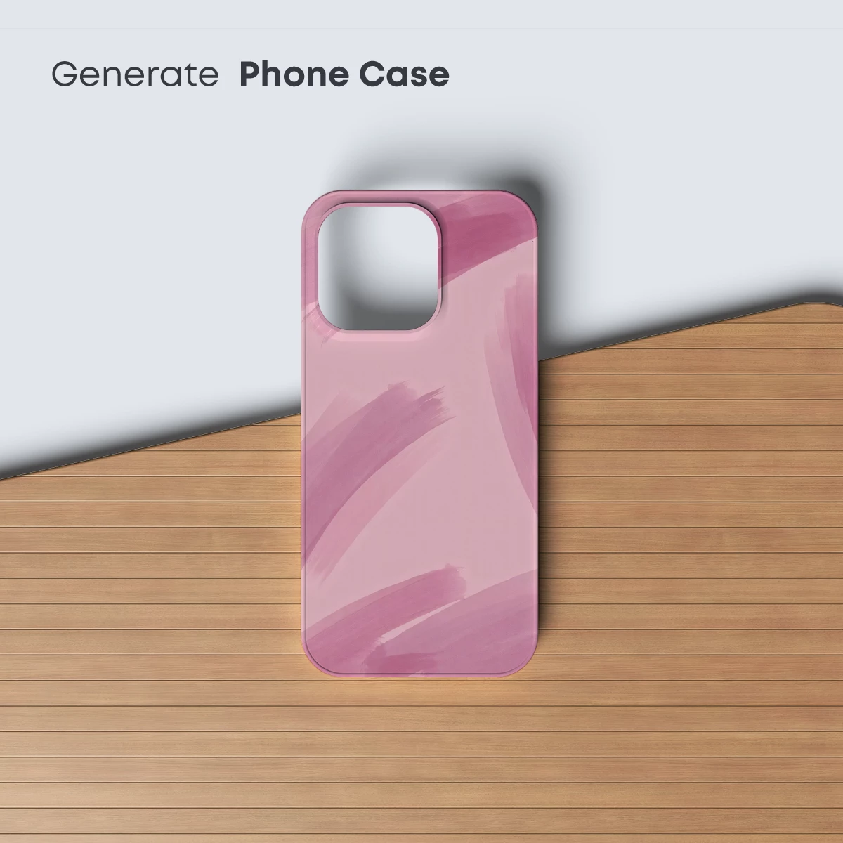 Blush Brushstrokes: Abstract Pink Harmony - Image 3