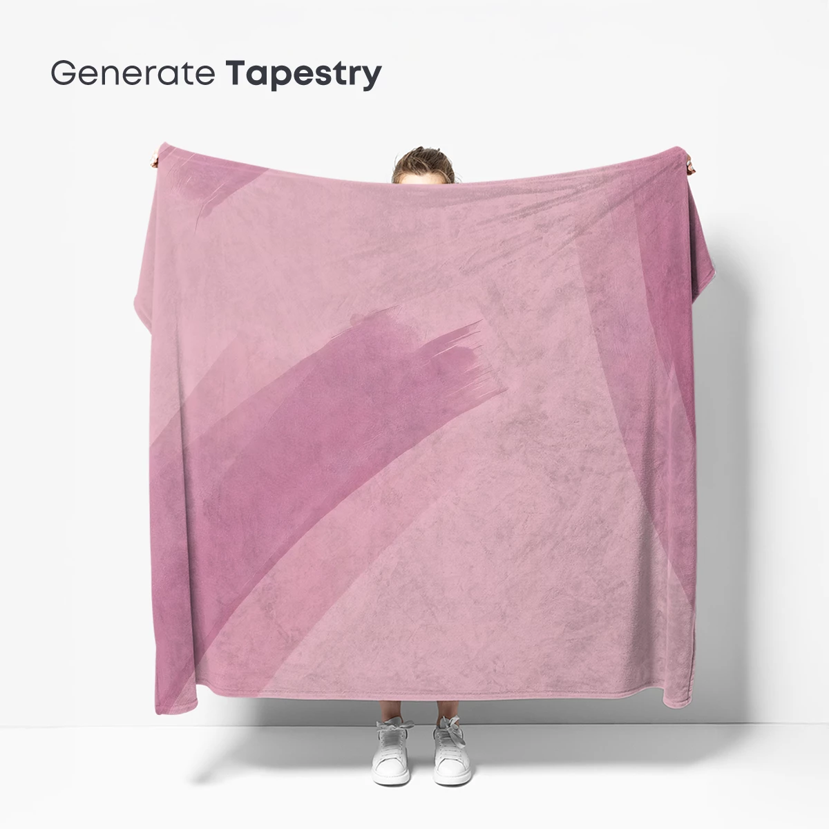 Blush Brushstrokes: Abstract Pink Harmony - Image 5