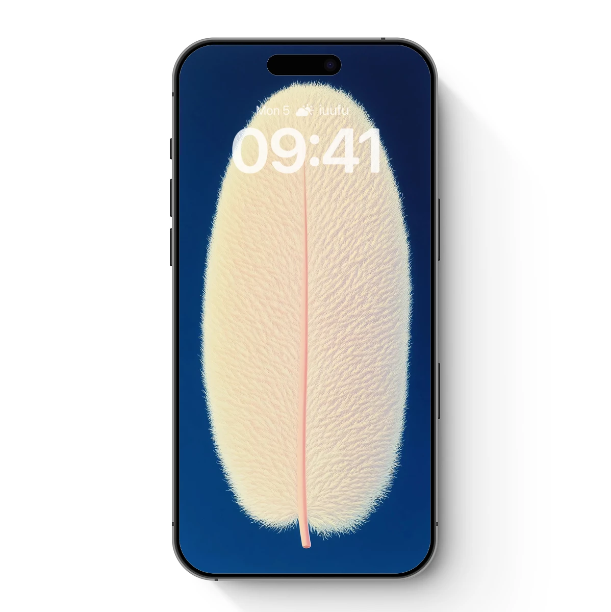 Ethereal Feather in Midnight Blue