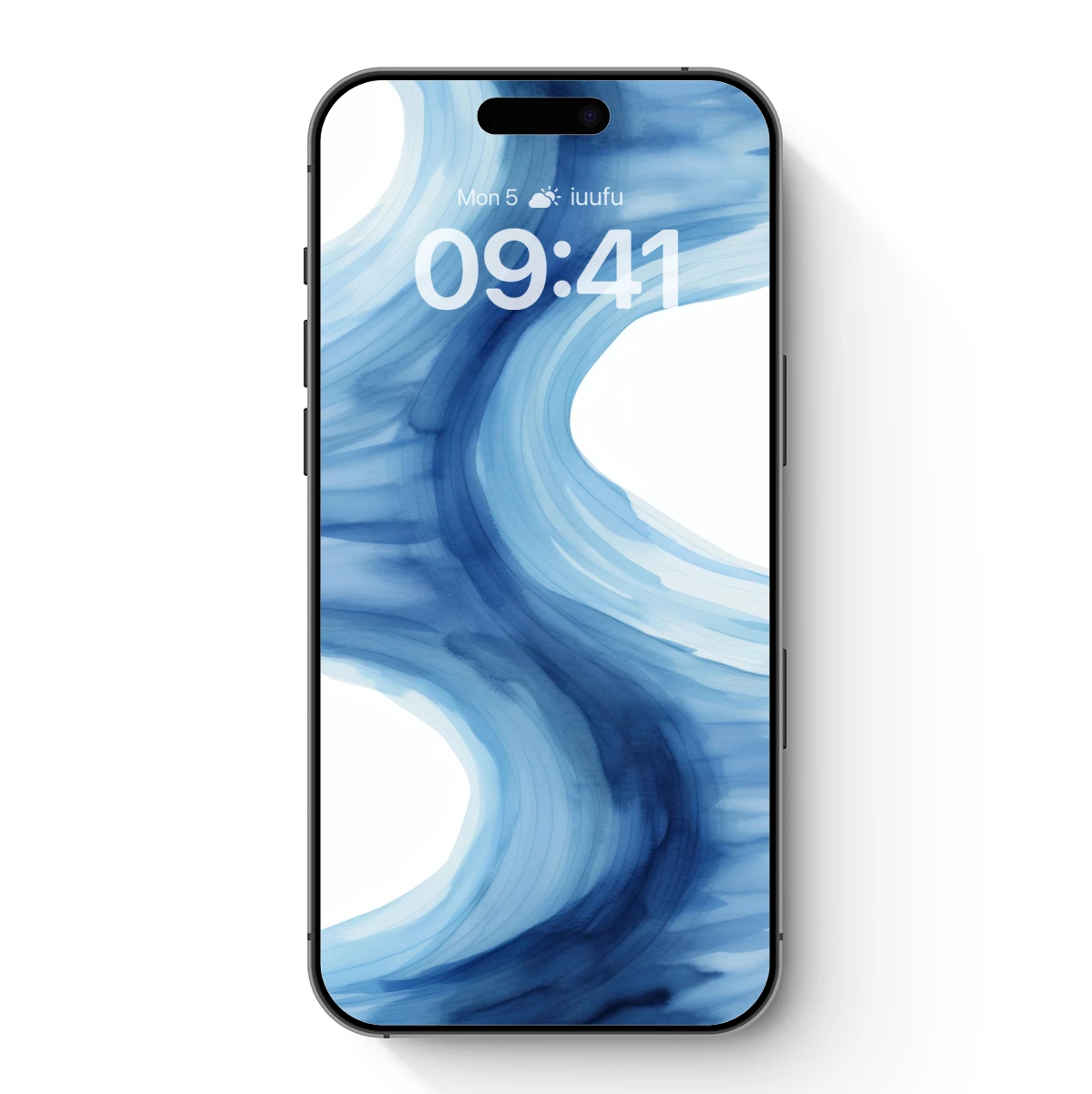 Ethereal Blue Whispers: Abstract Flow