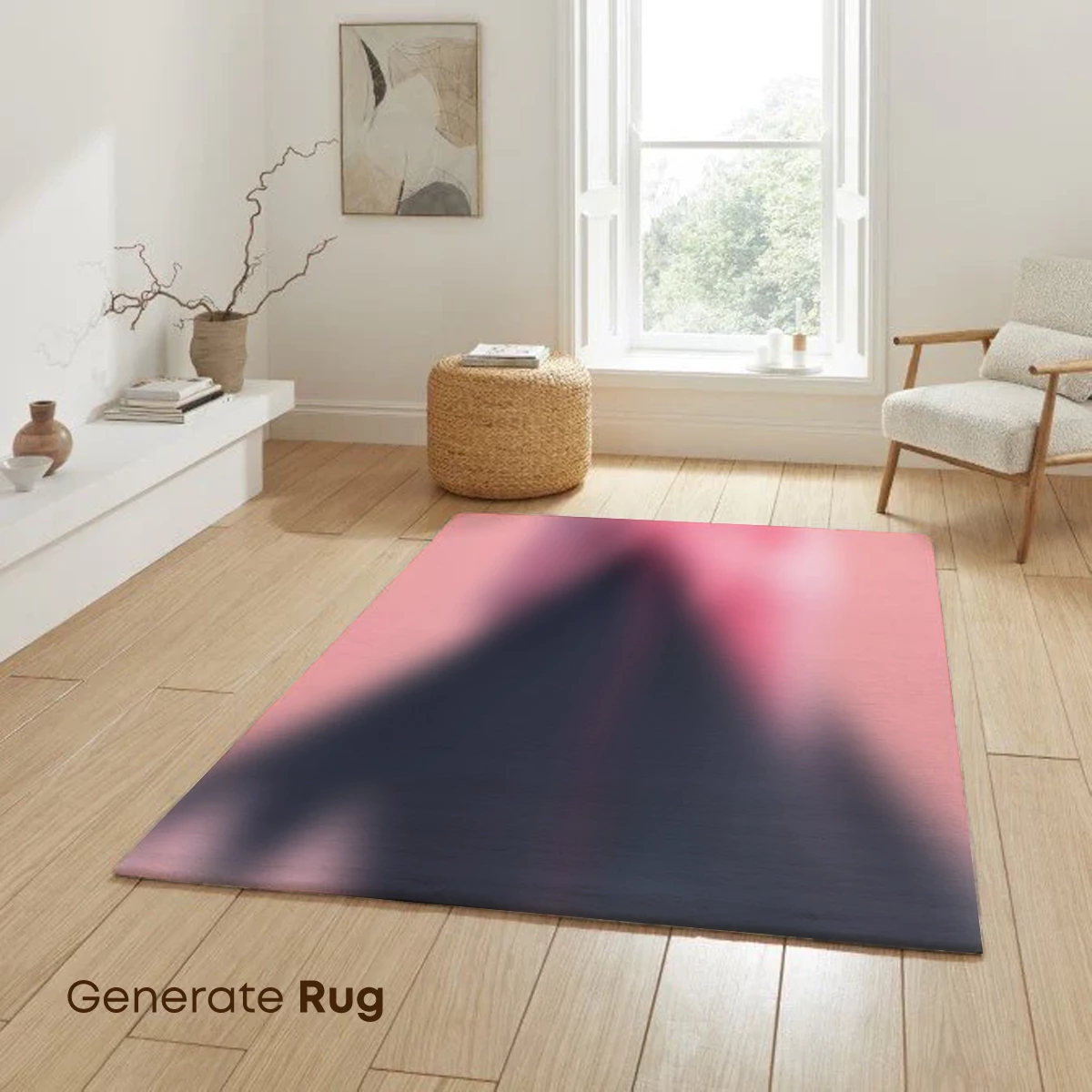 Blurred Elegance: Abstract Floral Silhouette - Image 6