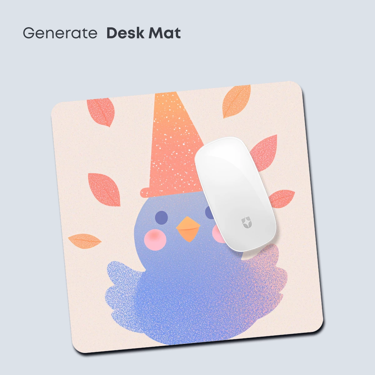 Festive Bluebird in Autumnal Party Hat - Image 4